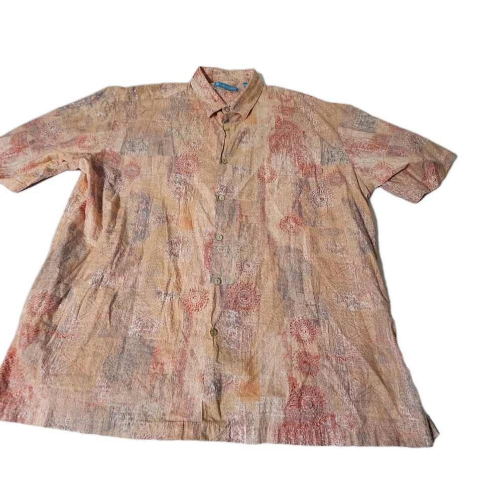 Vintage Tori Richard Hawaiian 100% Cotton Shirt Lawn‎ Hawaii USA 2XL Camp S/S